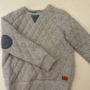 Gray Quilted Boy’s Sweater